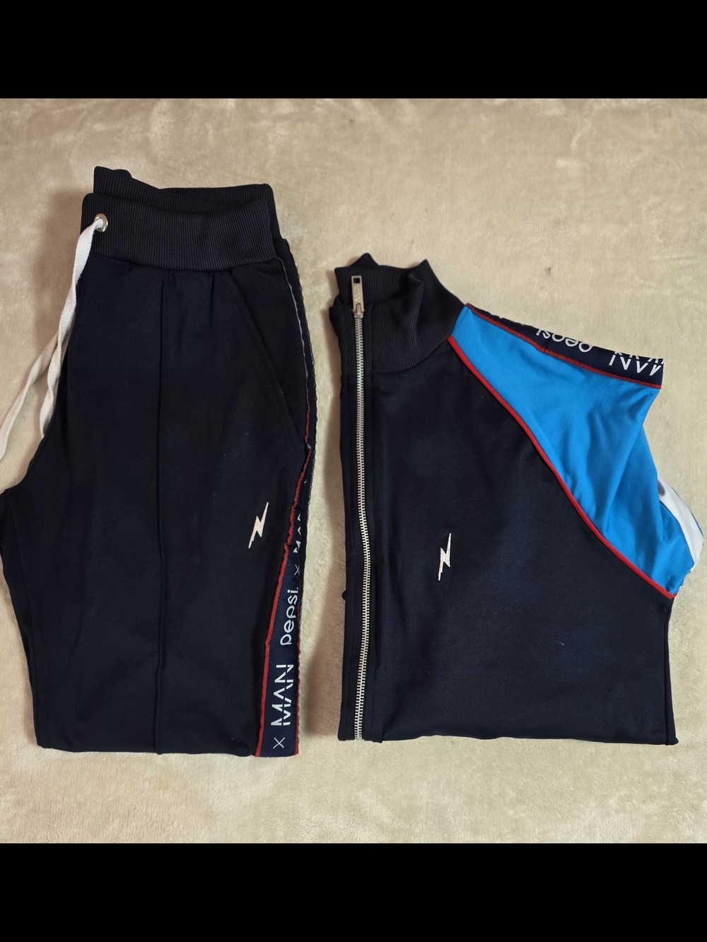 Boohoo X Pepsi Sweatsuit Top And Bottom